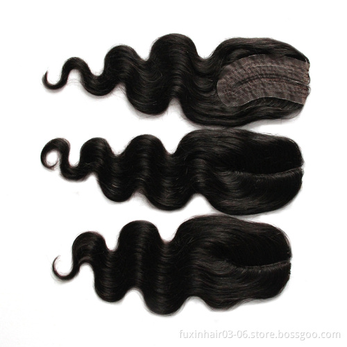L-Part Lace Top Closure Brazilian Virgin Hair Natural Color 12" 14" Cheap Human Hair L Shape Lace Closures